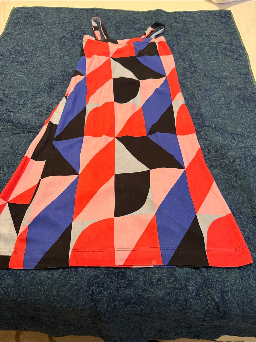 Hurley Dress,XS. Geometric Pattern, Bright Summery Colors